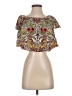 Topshop Brown Short Sleeve Blouse Size 2 - photo 1