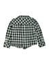 Disney 100% Cotton Checkered-gingham Green Long Sleeve Button-Down Shirt Size 4T - photo 2