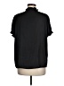 T Tahari 100% Polyester Solid Black Short Sleeve Blouse Size M (estimated) - photo 2