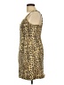 Assorted Brands Animal Print Gold Cocktail Dress Size L - photo 5