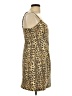 Assorted Brands Animal Print Gold Cocktail Dress Size L - photo 4