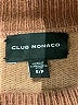 Club Monaco 100% Wool Color Block Solid Brown Wool Pullover Sweater Size S - photo 7