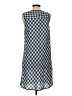 Max Studio Checkered-gingham Blue Casual Dress Size S - photo 2