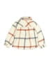 Zara Plaid Ivory Long Sleeve Button-Down Shirt Size 9-12 mo - photo 2