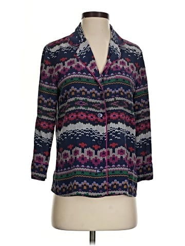 Trina Turk 3/4 Sleeve Silk Top (view 1)