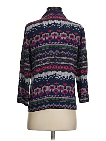 Trina Turk 3/4 Sleeve Silk Top (view 2)
