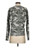 Aqua 100% Cashmere Camo Gray Cashmere Pullover Sweater Size XS - photo 2