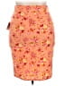 Lularoe Floral Graphic Orange Casual Skirt Size 3X - photo 2