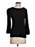 Ann Taylor 100% Rayon Black 3/4 Sleeve Top Size XS - photo 1