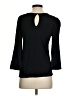 Ann Taylor 100% Rayon Black 3/4 Sleeve Top Size XS - photo 2