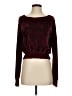SAVVI Burgundy Pullover Sweater Size S - photo 1