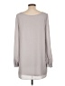 Lulus 100% Polyester Solid Gray Casual Dress Size L - photo 2