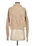 Rue Stiic Metallic Tan Turtleneck Sweater Size S - photo 1