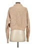 Rue Stiic Metallic Tan Turtleneck Sweater Size S - photo 2