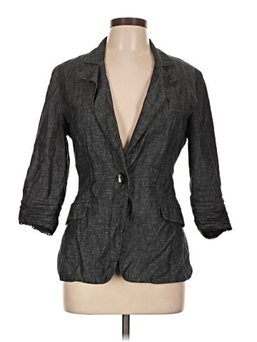 Stoosh 3/4 Sleeve Button-Down Shirt (view 1)