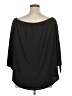 Chico's 100% Polyester Black 3/4 Sleeve T-Shirt Size XL (3) - photo 2