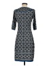 Max Studio Print Blue Casual Dress Size S - photo 2