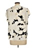 Apt. 9 100% Polyester Ivory Short Sleeve Blouse Size L - photo 2
