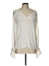AaKaa Ivory Long Sleeve Blouse Size L - photo 1