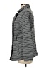 Merona Stripes Gray Coat Size M - photo 5