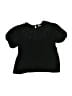 Zara Black Short Sleeve Blouse Size 7 - photo 1
