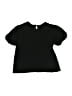 Zara Black Short Sleeve Blouse Size 7 - photo 2