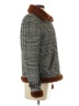 Avec Les Filles Plaid Brown Coat Size S - photo 4