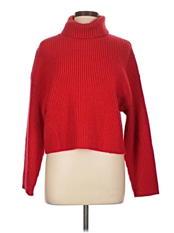Line & Dot Turtleneck Sweater (view 1)