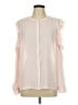 LC Lauren Conrad 100% Polyester Pink Sleeveless Blouse Size L - photo 1