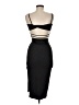 Windsor Solid Black Cocktail Dress Size M - photo 2