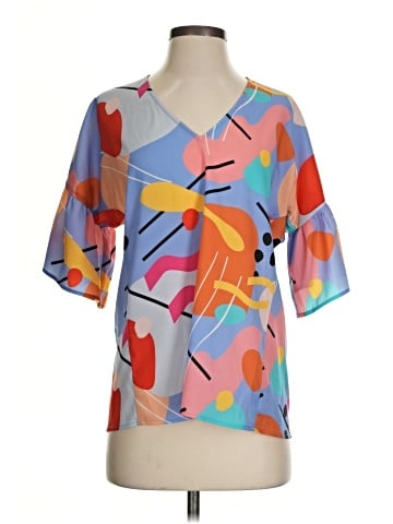 Crosby Short Sleeve Blouse (view 1)