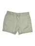 Natural Reflections Solid Green Khaki Shorts Size 8 - photo 1