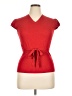 DressBarn Red Short Sleeve Top Size XL - photo 1