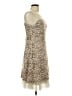 Ryu 100% Polyester Tan Cocktail Dress Size L - photo 4