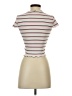Popular 21 Ivory Short Sleeve Top Size S - photo 2