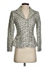 Kay Unger Tweed Ivory Silver Blazer Size 2 - photo 1