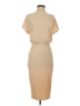 Unbranded Solid Tan Casual Dress Size S - photo 1