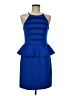 Bisou Bisou Blue Cocktail Dress Size 8 - photo 1