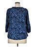 Basic Editions Blue 3/4 Sleeve T-Shirt Size XL - photo 2