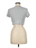 Shein Silver Short Sleeve Turtleneck Size 6 - photo 2