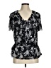 Adrienne Vittadini Black Short Sleeve Blouse Size M - photo 1