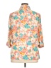 Kim Rogers 100% Polyester Floral Orange 3/4 Sleeve Blouse Size 1X - photo 2