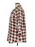 Cato Plaid Red 3/4 Sleeve Button-Down Shirt Size XL - photo 5