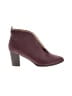 Journee Collection Burgundy Ankle Boots Size 10 - photo 1