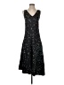 Vince. 100% Polyester Stars Black Cocktail Dress Size XXS - photo 1