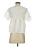 Shein 100% Polyester Ivory Short Sleeve Blouse Size 2 - photo 2