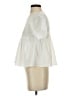 Shein 100% Polyester Ivory Short Sleeve Blouse Size 2 - photo 5