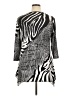 Peter Nygard Silver 3/4 Sleeve Top Size 1X - photo 2