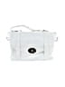 Pulicati 100% Leather Solid White Leather Satchel One size - photo 1
