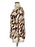 Ruby Rd. Animal Print Brown 3/4 Sleeve Blouse Size XL - photo 5
